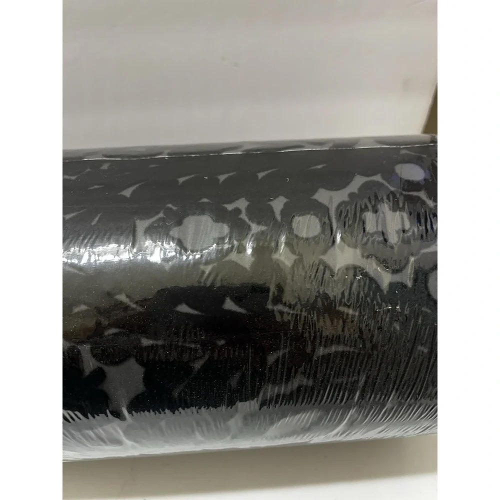 Christian Lacroix Flocked Wall Covering Black Gray 2012 Paseo Pattern 2 Roll NIP